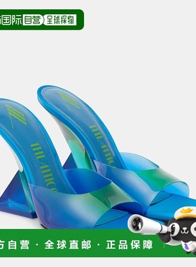 1h可退 香港直邮The Attico 女士 Cheope PVC 凉拖 blue蓝色 舒适