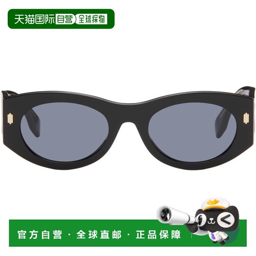 香港直邮Fendi 芬迪 女士 黑色 Roma 太阳镜 FE40125IW5201V19233