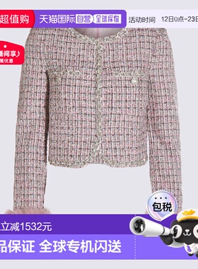 欧洲直邮self portrait 女士 外套时尚毛绒休闲修身百搭女装