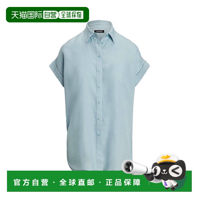 1h可退 香港直邮Lauren Ralph Lauren 女士 Blouses 纯色衬衫