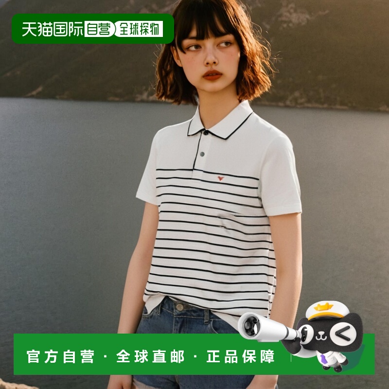 香港直邮Emporio Armani 徽标刺绣短袖POLO衫 阿玛尼ANM11CD