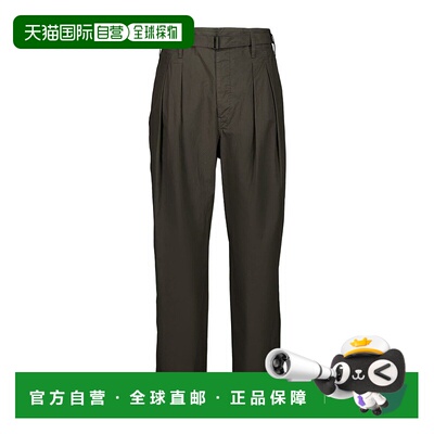 香港直邮Lemaire 褶皱腰带长裤 PA1173LF1356休闲裤阔腿裤直筒裤