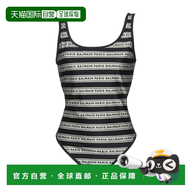 香港直邮Balmain 巴尔曼 女士 One-piece 泳衣 black黑色 舒适时
