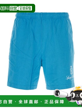 1h可退 香港直邮SPORTY & RICH 女士 短裤 SH832BL blue蓝色 舒适