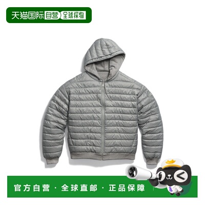 欧洲直邮自营Canada Goose加拿大鹅 HyBridge男士石灰色棉质连帽