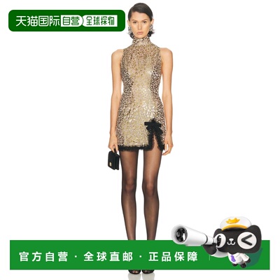 1h可退 香港直邮ALESSANDRA RICH 亚历山德拉.瑞秋 女士 高领迷你