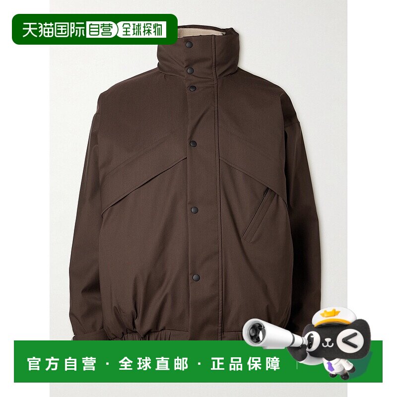 香港直邮Loro Piana 诺悠翩雅 男士 徽标贴羊毛滑雪休闲夹克 FAN5