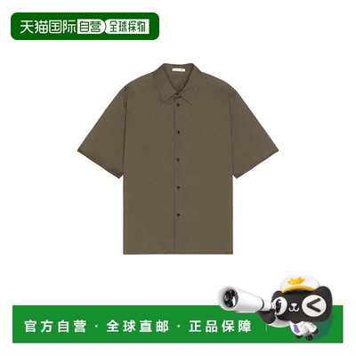 1h可退 香港直邮The Row 男士 Patrick 衬衫 333W1699 brown棕色