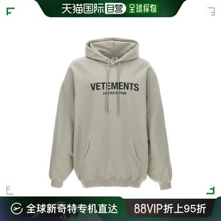 UE64H 女士 徽标印花抽绳连帽衫 限量版 香港直邮Vetements 维特萌