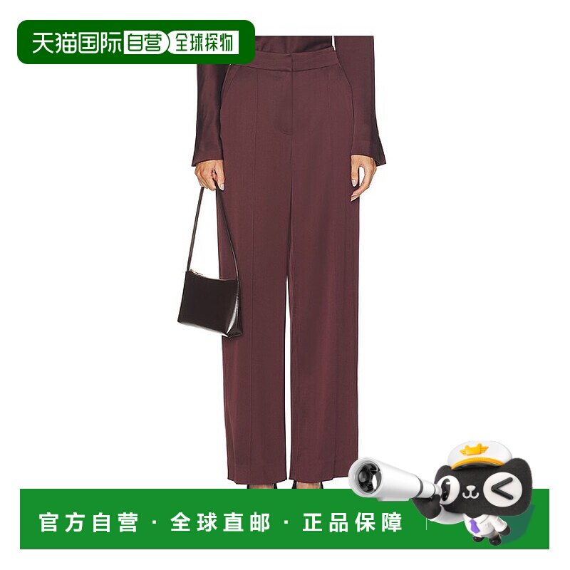 1h可退 香港直邮Simkhai 女士 Kyra 阔腿裤子 1264031Q brown棕色