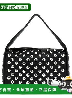 1h可退 香港直邮KHAITE 女士 Elena 鉚釘綴飾單肩包 H2025895