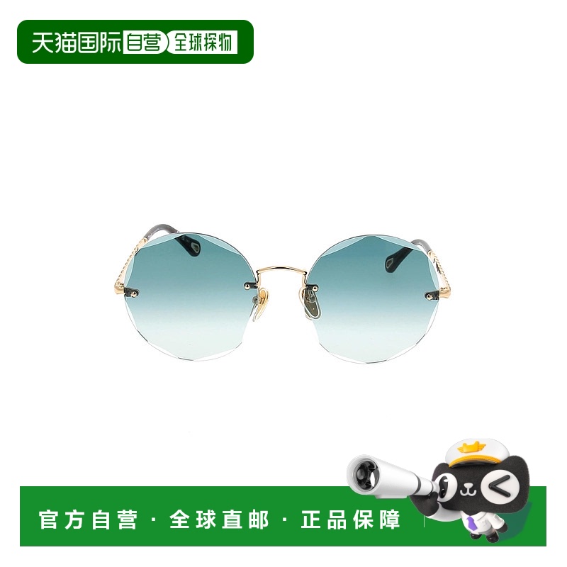 1h可退 香港直邮Chloe 蔻依 女士 徽标太阳镜 CH0254S green绿色