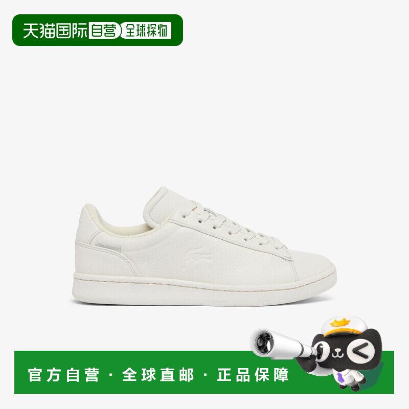 欧洲直邮自营Lacoste法国鳄鱼 Carnaby Shield女士防水皮革运动鞋