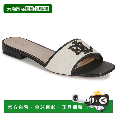 欧洲直邮Lauren Ralph Lauren女鞋一字拖轻奢复古风夏季外穿拖鞋