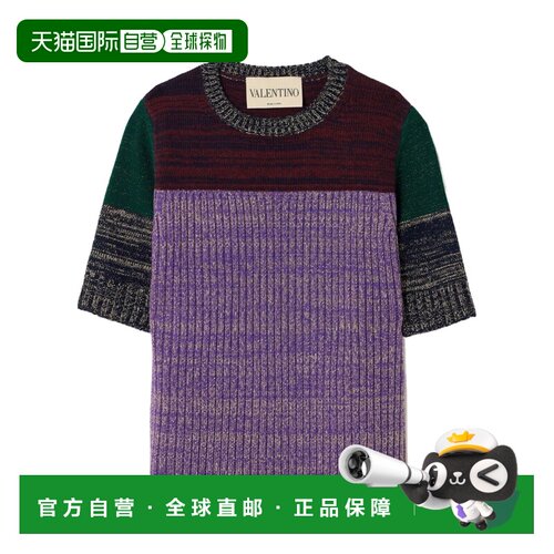 香港直邮VALENTINO 女士针织衫 BKC70YA3M9YJ SS202支付后1h可退