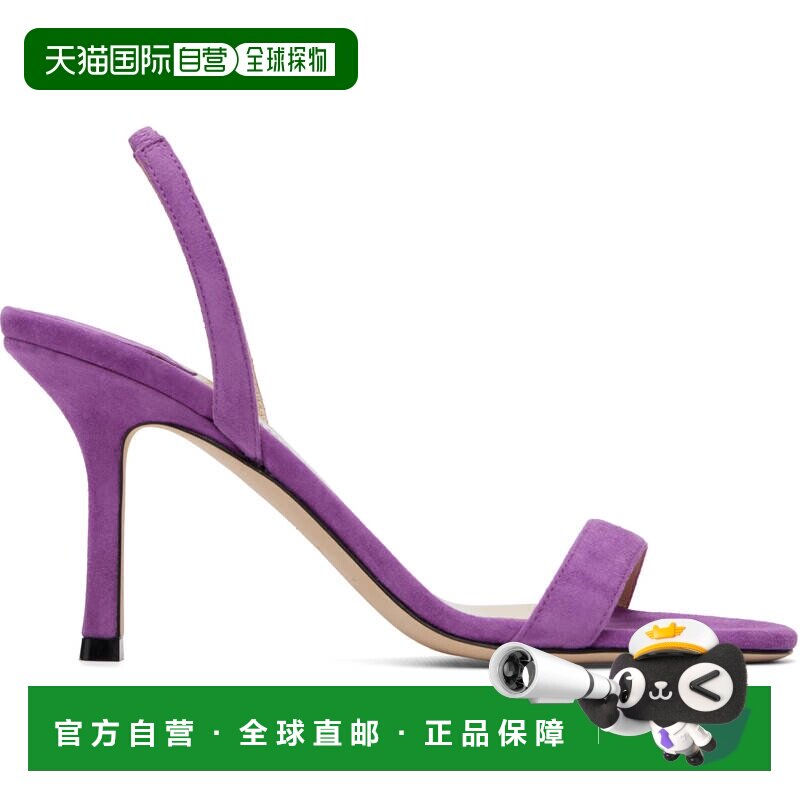 香港直邮Jimmy Choo 周仰杰 女士 紫色 Jenn 85 凉鞋 00001040561