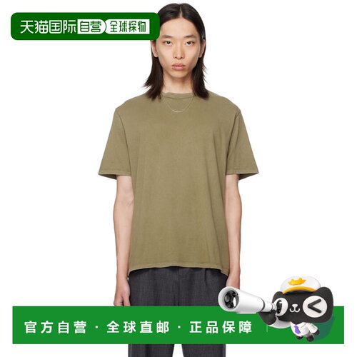 香港直邮Our Legacy 男士 卡其色 Box T 恤 M2256BC