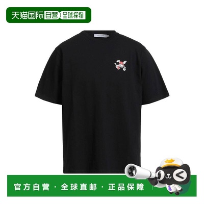 1h可退 香港直邮MAISON KITSUNE 男士 T恤 black黑色 舒适时尚