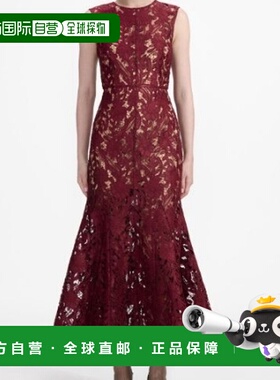 1h可退 香港直邮Self-Portrait 女士 SELF PORTRAIT 紫色连衣裙 R