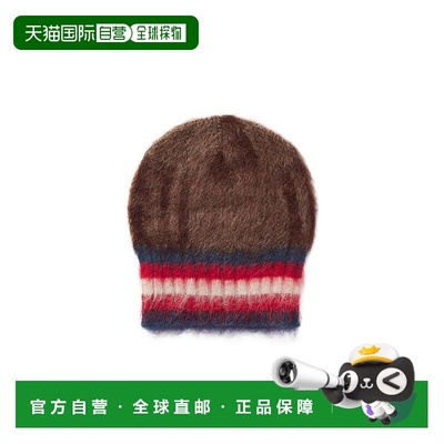 香港直邮Balmain 徽标罗纹针织帽帽子 BF2XC035KF36