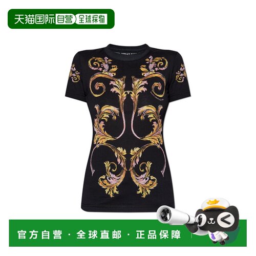1h可退 香港直邮Versace Jeans Couture 女士T恤 78HAH6P8JS472G8