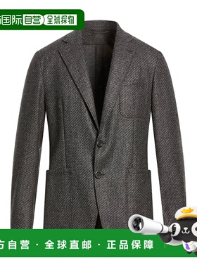 1h可退 香港直邮Canali 康钠丽 男士 西装外套 grey灰色 舒适时尚