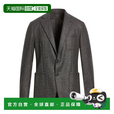 1h可退 香港直邮Canali 康钠丽 男士 西装外套 grey灰色 舒适时尚