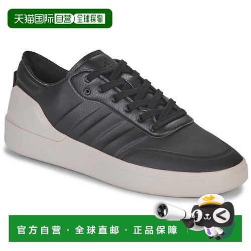 欧洲直邮adidas 男鞋 低帮板鞋 黑色 春夏 COURT REVIVAL