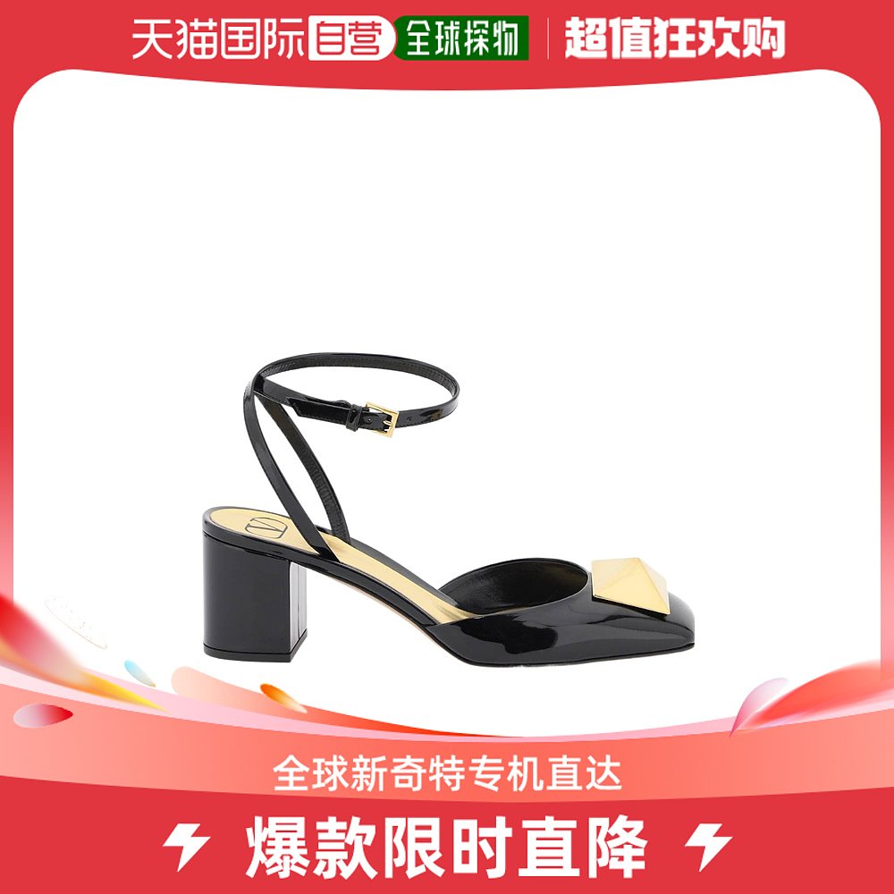 【99新未使用】香港直邮Valentino方头搭扣高跟鞋 3W2S0HD2LAF