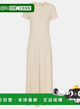 1小时内可退 香港直邮TOTÊME 女士 针织长款连衣裙 004162 white
