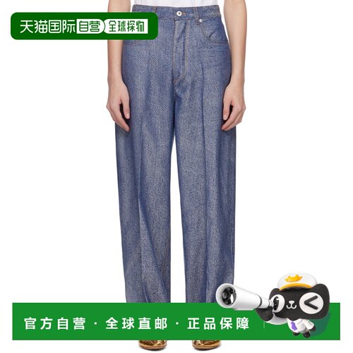 1h可退Bottega Veneta 葆蝶家 女士 腰带环牛仔裤 825519V5J70