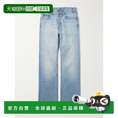 1h可退 Celine 思琳 男士 Kurt 直筒牛仔褲 2N574930F牛