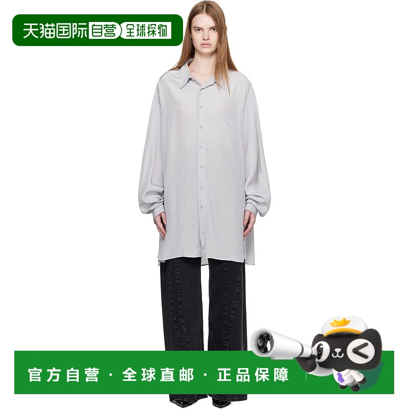 香港直邮Maison Margiela 马丁 马吉拉 女士 灰色衬衫 S51DT0025M