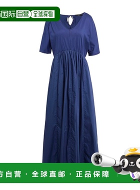 1h可退 香港直邮Weekend Max Mara 女士 长款连衣裙 blue蓝色 舒