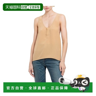 背心 无袖 789945Y100W性感吊带 Laurent 香港直邮Saint