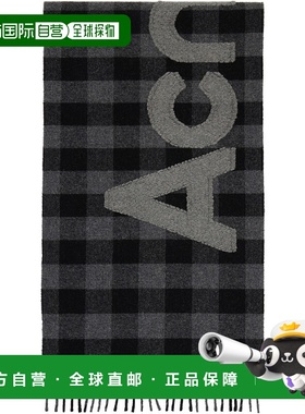 1h可退 香港直邮Acne Studios 艾克妮 女士 黑色 & 灰色 Check Lo