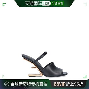 First 香港直邮Fendi 女士 雕刻高跟凉鞋 芬迪 8R8212NA7