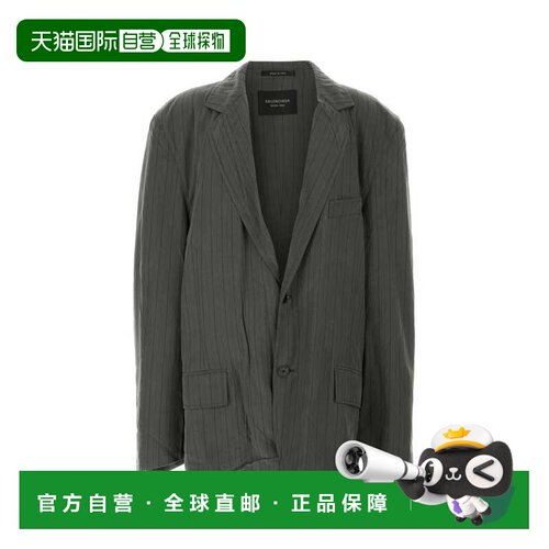 1h可退 欧洲直邮BALENCIAGA 男士西服 809141TRO391288 AW2024 灰