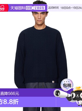 1h可退 香港直邮CARHARTT WIP 男士 海军蓝 Bishop 毛衣 I035591