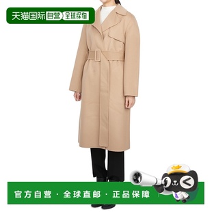 1h可退 香港直邮THEORY 希尔瑞 女士 束带大衣 M0601403TSI