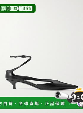 香港直邮toteme 女士 镂空皮质浅口鞋 254WAS0254LE0164BLACK