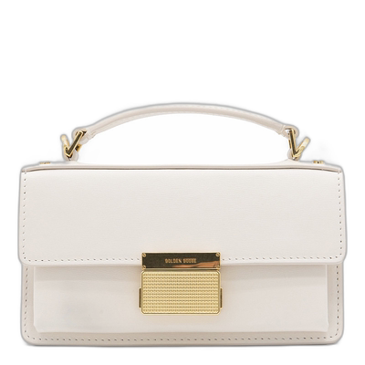 1h可退 香港直邮GOLDEN GOOSE 女士 WHITE LEATHER CROSSBODY BAG