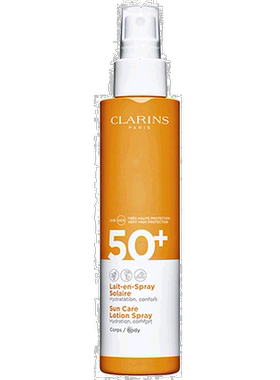 欧洲直邮娇韵诗高保护防晒喷雾 Clarins Lait-en-Spray Sola正品