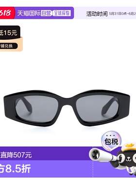 1h可退 香港直邮alaia 女士 Alaia 黑色太阳眼镜 AA0079S001