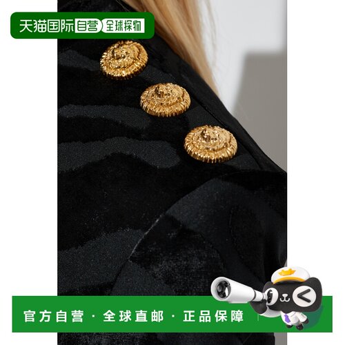 1h可退 香港直邮BALMAIN 女士连衣裙 FF0RF075JL110PA SS2026 黑