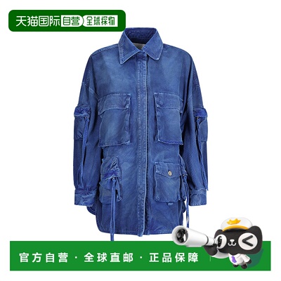 香港直邮The Attico 女士 长袖牛仔夹克 247WCB48D088外套