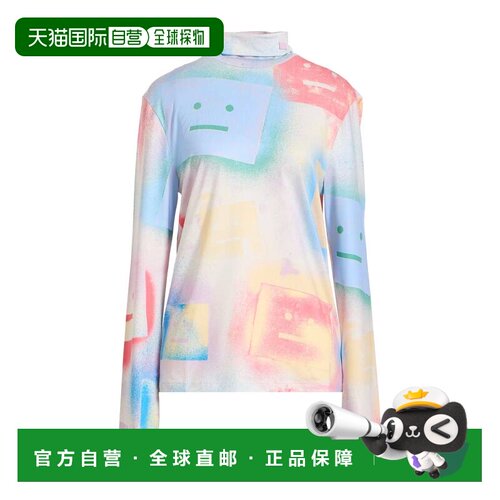香港直邮Acne Studios 艾克妮 女士 T恤 blue蓝色 舒适时尚