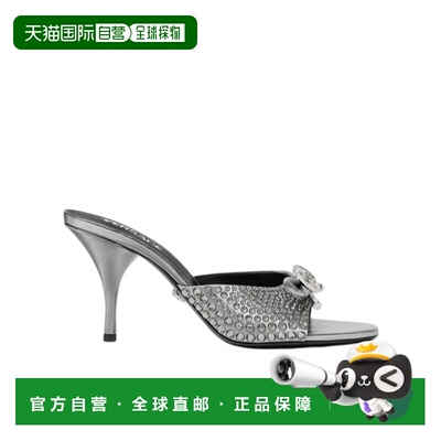 1h可退 香港直邮Versace 露趾高跟凉鞋 10182391A17243范思哲