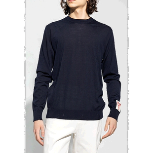 香港直邮Golden Goose Deluxe Brand 徽标长袖毛衣 GMP00947.P000