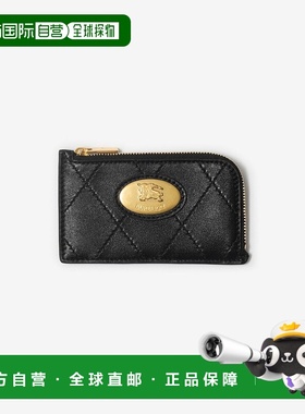 自营欧洲直邮Burberry博柏利 Strand系列女士黑色小牛皮马术骑士